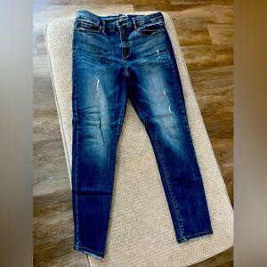 2 pairs size 30 dark denim jeans